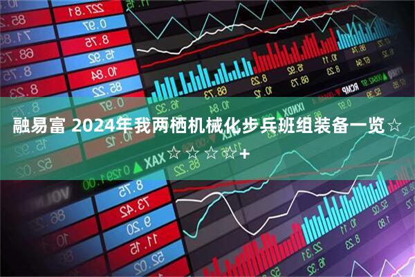 融易富 2024年我两栖机械化步兵班组装备一览☆☆☆☆☆+
